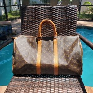authentic louis vuitton keepall 45